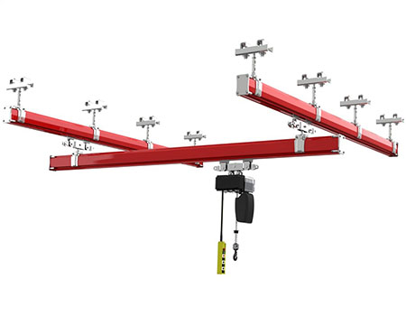 KBK Soft ak limyè konbine kalite Crane.jpg KBK Soft And Light Combined Type Crane.jpg