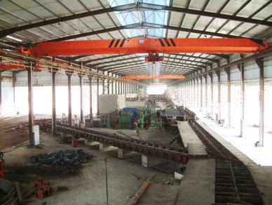 10 Tòn elektrik Single girè anlè Bridge trepye ak pi bon Limit switch