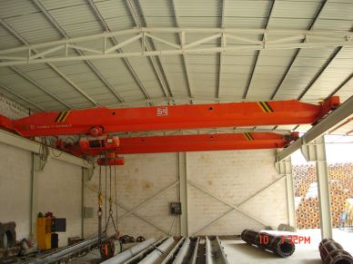 10ton Single Girder Anlè Teknik Avèk Èl elektrik