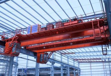 Double Anba jarèt Crane ak Wench Trolley